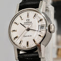 Vintage 1969 OMEGA Geneve Cal.684 Automatic Date Silver 20mm Women