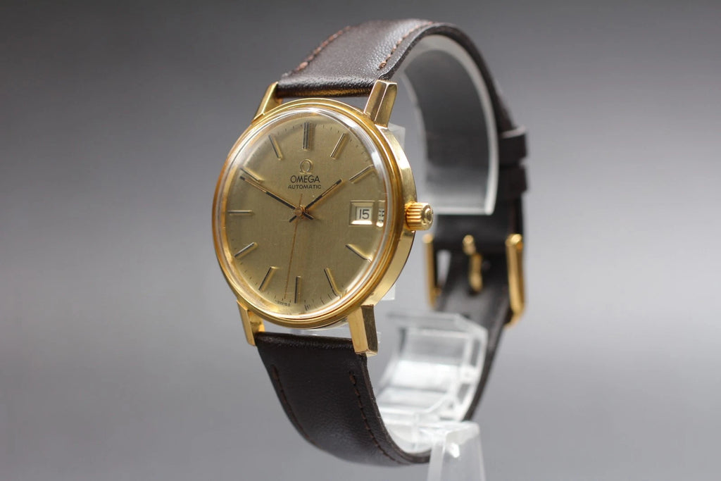 Vintage 1979 OMEGA Seamaster Cal.1010 Gold Date Automatic 34 mm